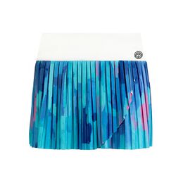 Lowey Tech Plissee Skirt Women-White,Light Blue