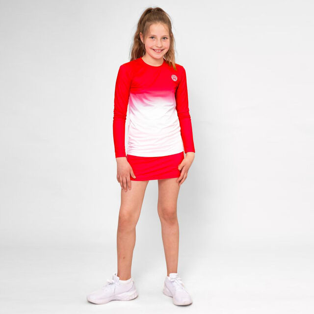 Crew Gradiant Junior Longsleeve - neon green, white