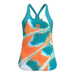 Melbourne 2025 Tank Top Women-Petrol,Orange