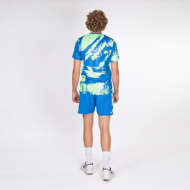 Tulu 7Inch Tech Shorts - blue/neon green