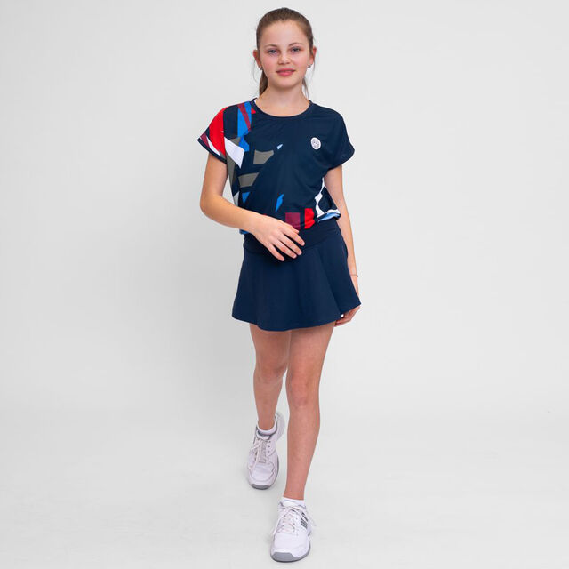 New York 2024 Printed Wavy Junior Skort