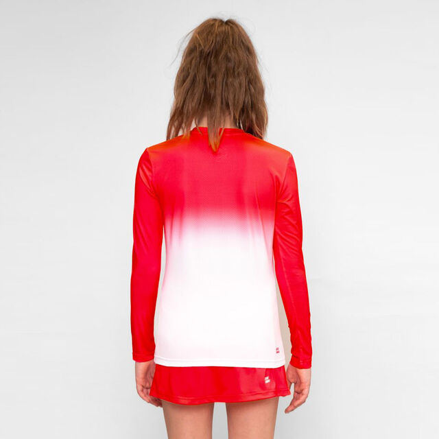 Crew Gradiant Junior Longsleeve - neon green, white