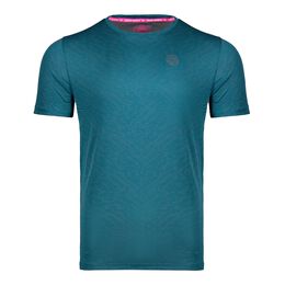 Falou Tech T-Shirt Men-Petrol,Grey