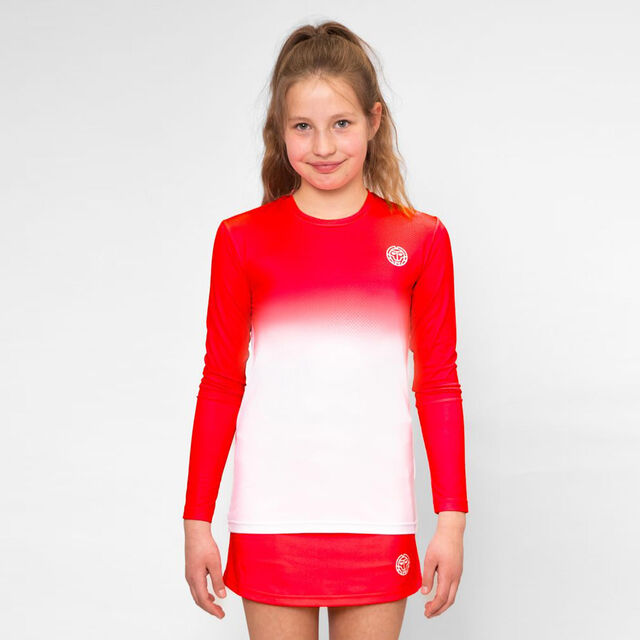 Crew Gradiant Junior Longsleeve - neon green, white